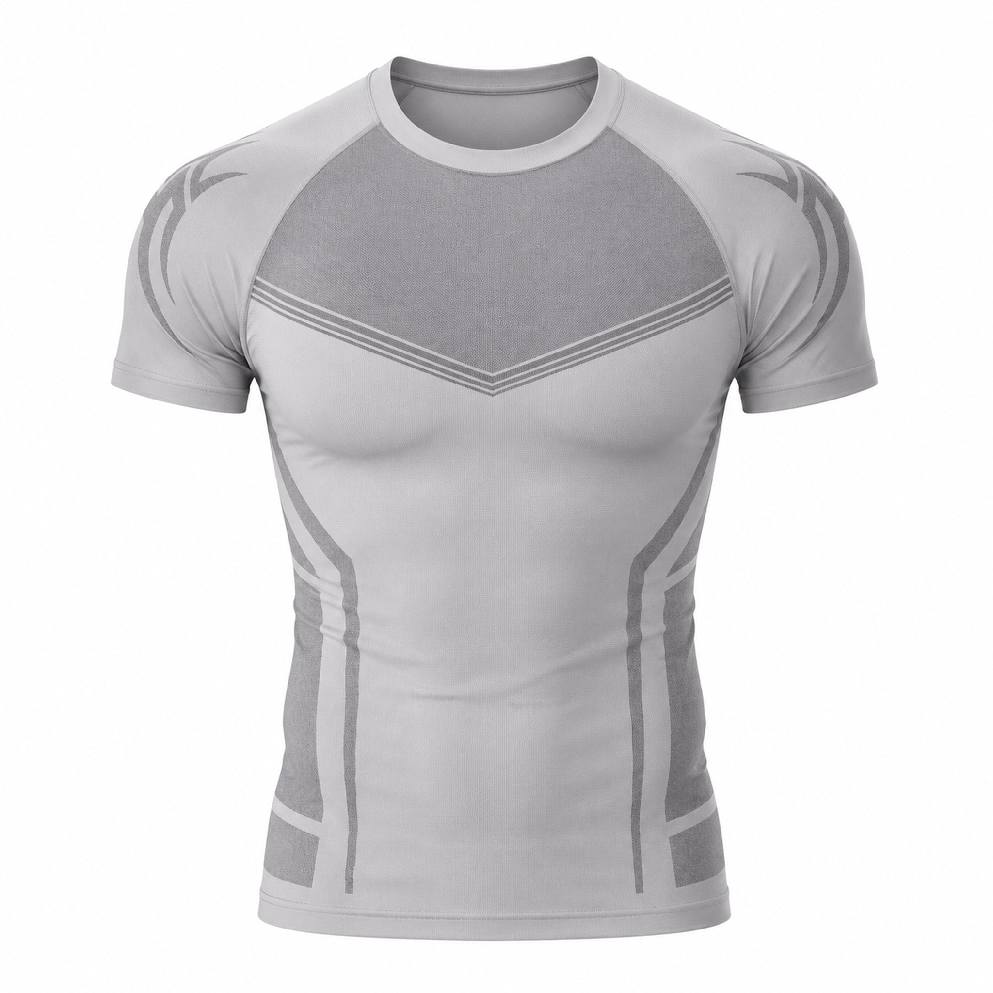 Men's High-Stretch Compression Training Tee - Customizable
