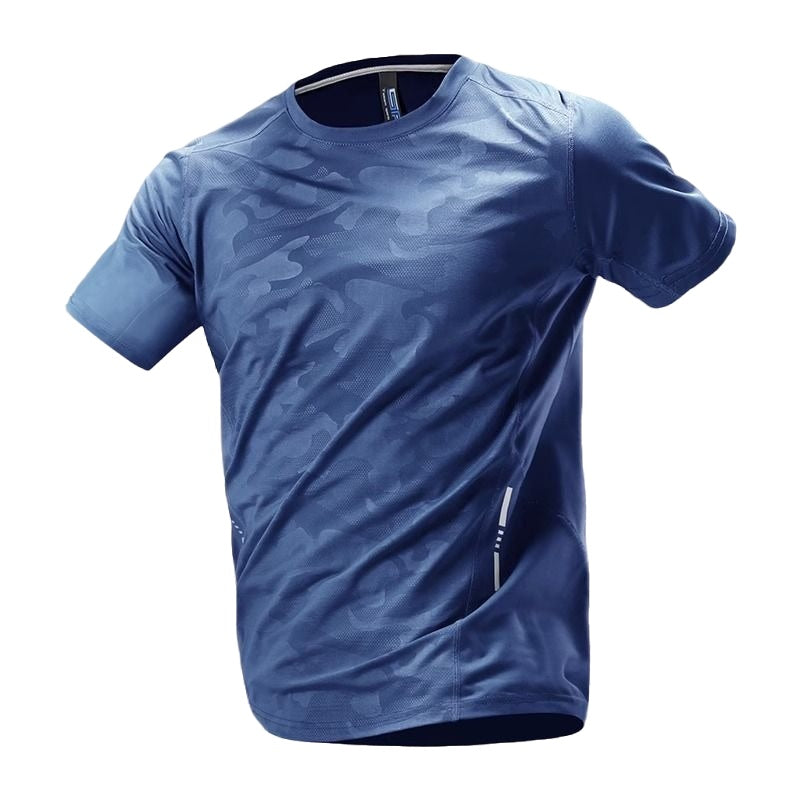 Ice Silk Reflective Breathable Summer Thin T-Shirt