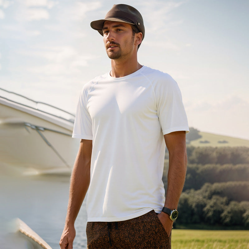 Summer Thin Ice Silk Breathable Cooling T-Shirt
