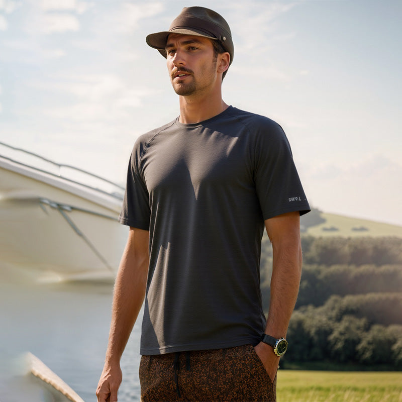 Summer Thin Ice Silk Breathable Cooling T-Shirt