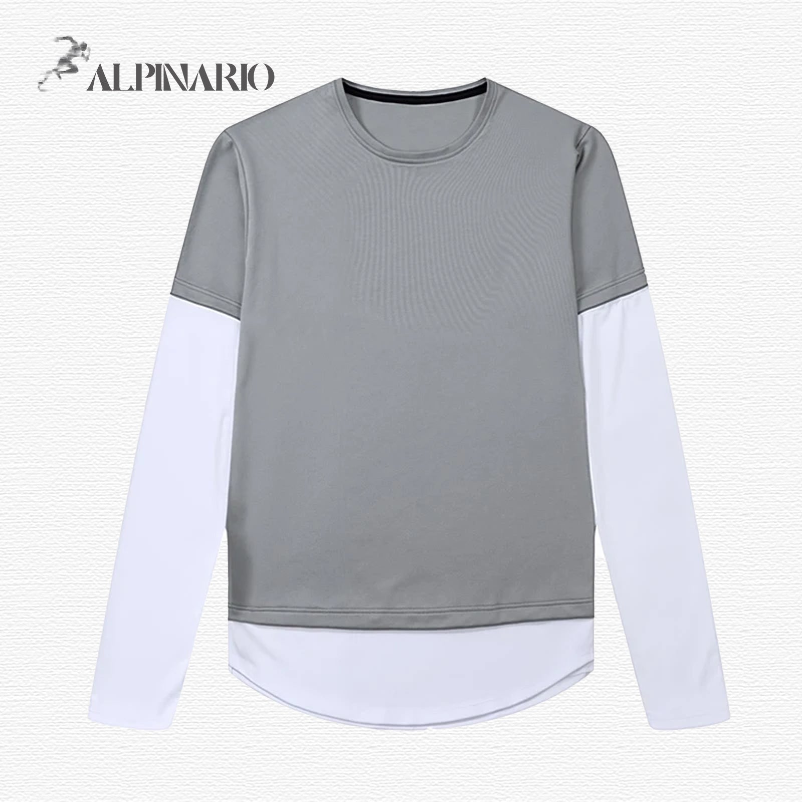 New Style Spliced Round Neck Quick-Drying Breathable T-Shirt