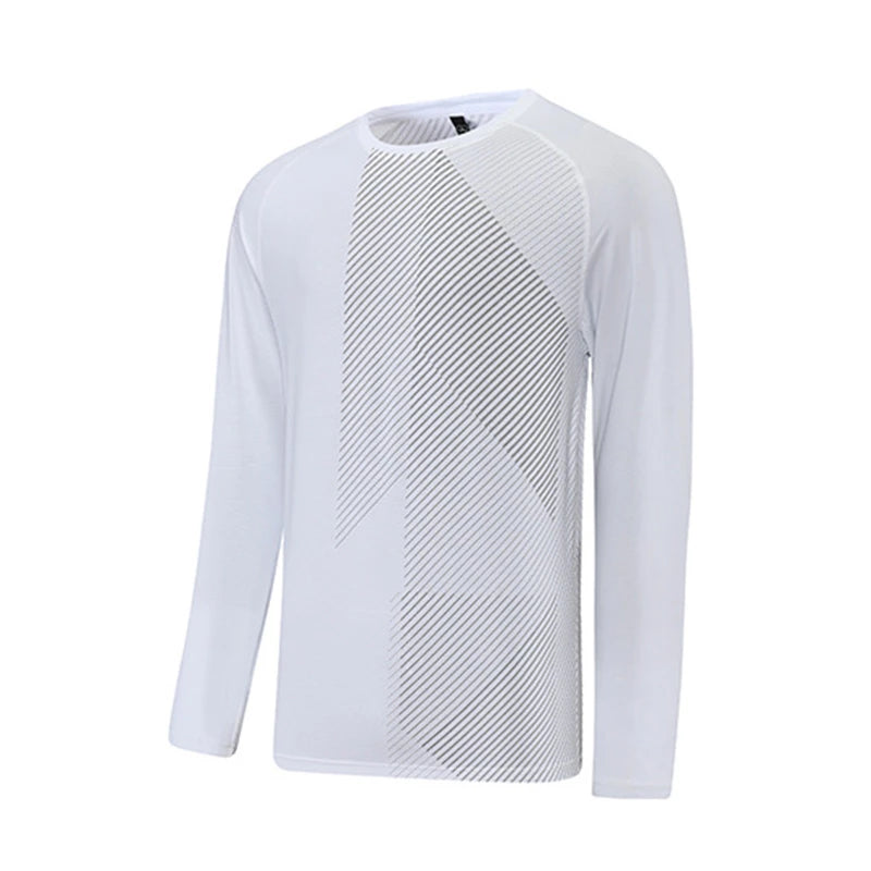 Long-Sleeved Quick-Drying Fashion Printed Sports Shirt
