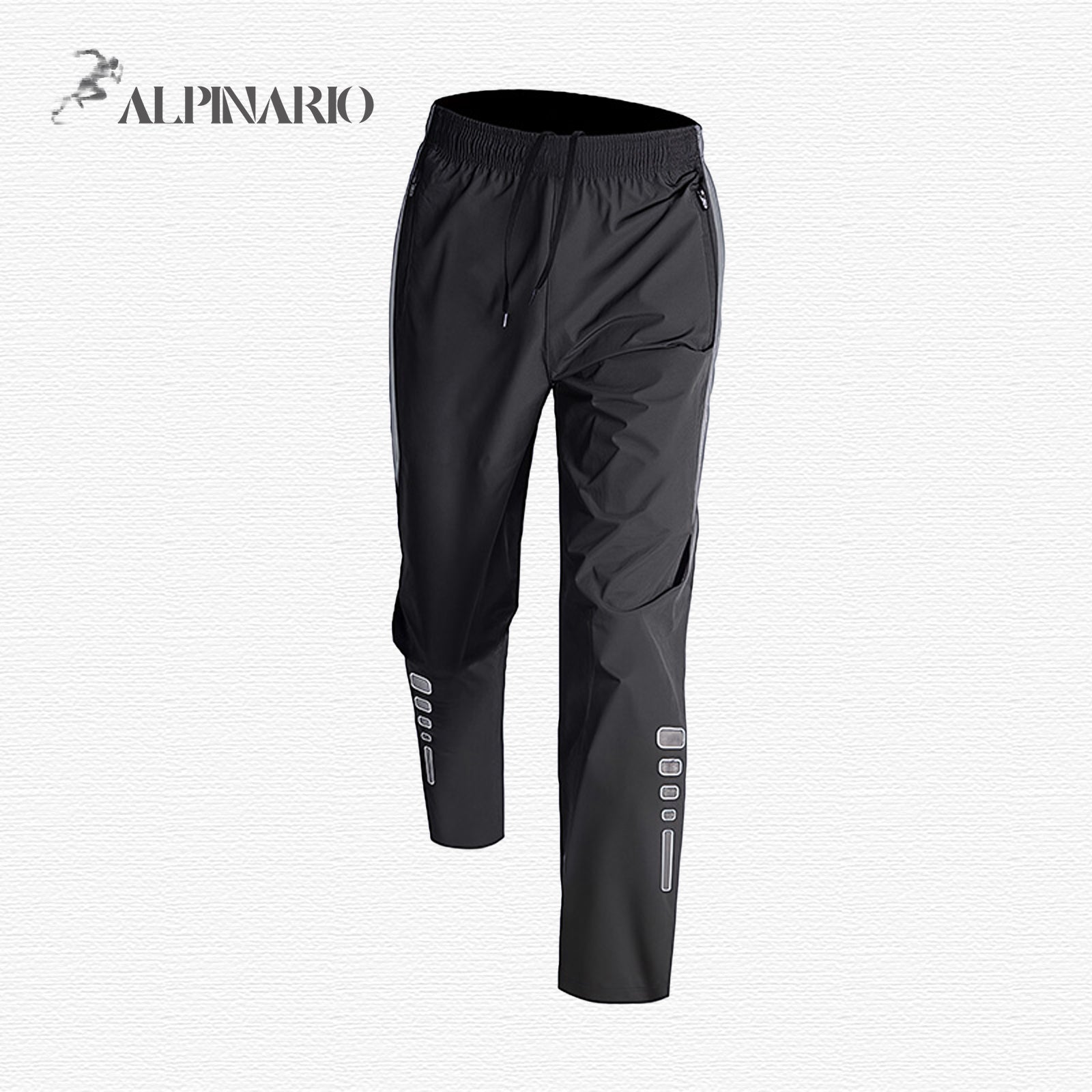Thin Ice Silk Breathable Straight Woven Running Pants