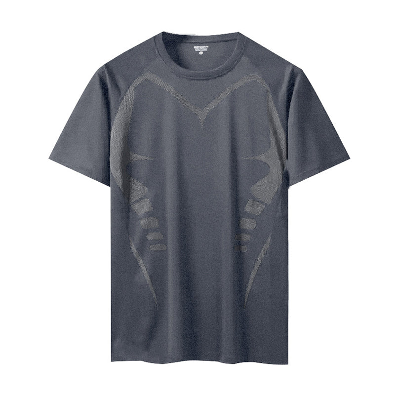 Tight-fitting Round-Neck Milk-Silk Breathable Short-Sleeve