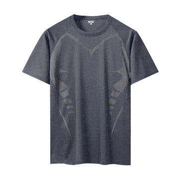 Tight-fitting Round-Neck Milk-Silk Breathable Short-Sleeve