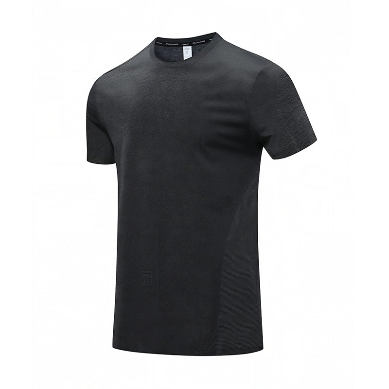 Quick-dry Icy Silk Round-neck Short-sleeved