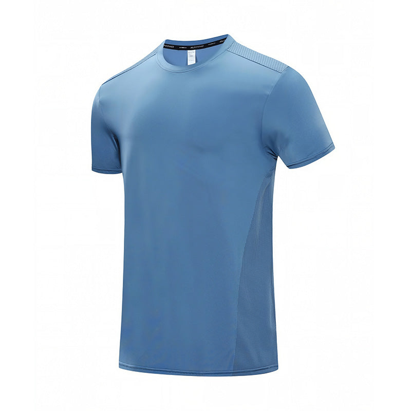 Quick-dry Icy Silk Round-neck Short-sleeved