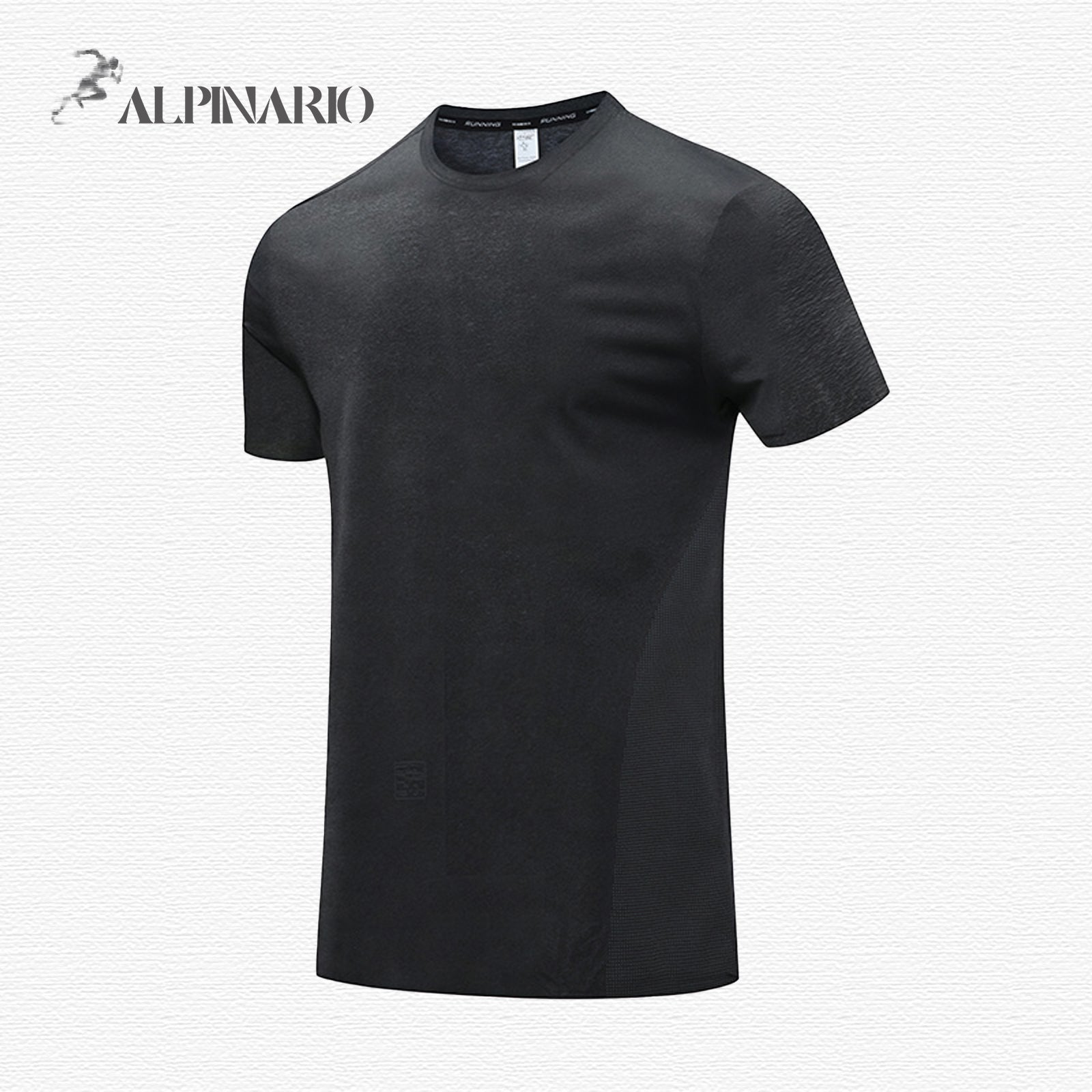 Quick-dry Icy Silk Round-neck Short-sleeved