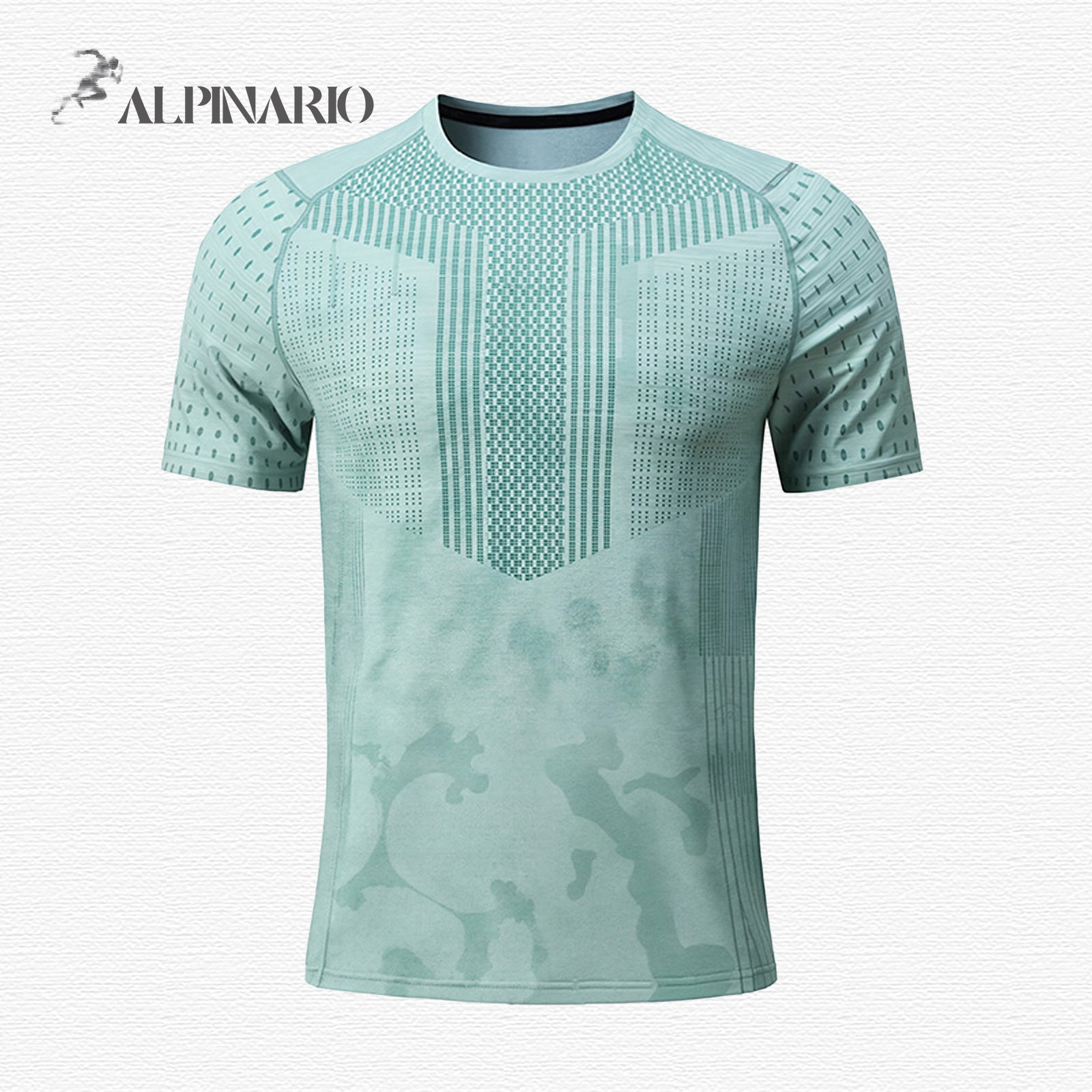 Stylish Ice-Silk Round Neck Lightweight Short-Sleeve T-Shirt