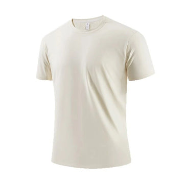 Ice Silk Thin High-Elastic Breathable Seamless T-Shirt