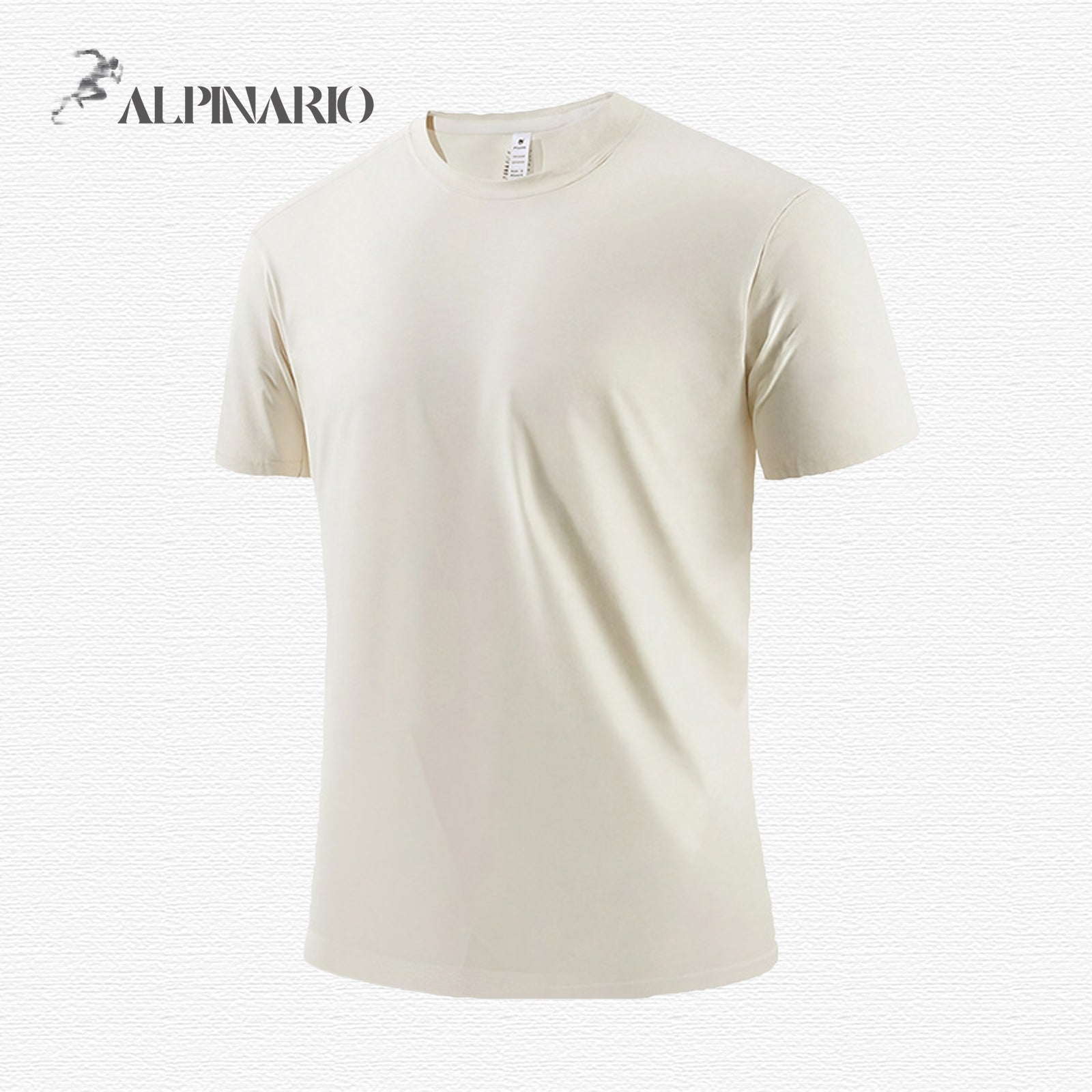 Ice Silk Thin High-Elastic Breathable Seamless T-Shirt