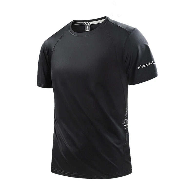 Breathable Quick-Drying Crew-Neck Short-Sleeve T-Shirt