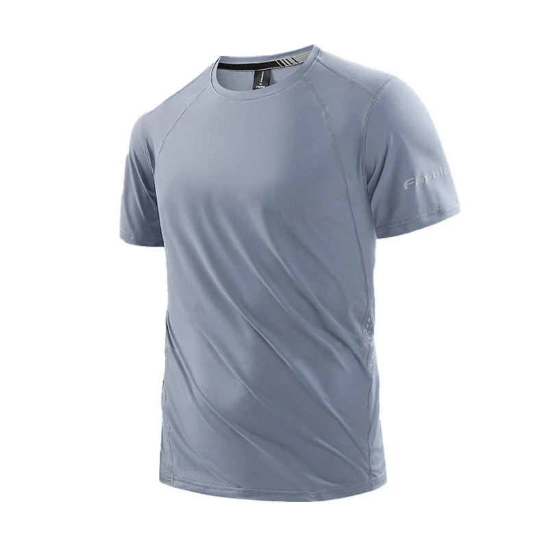 Breathable Quick-Drying Crew-Neck Short-Sleeve T-Shirt