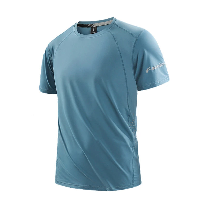 Breathable Quick-Drying Crew-Neck Short-Sleeve T-Shirt