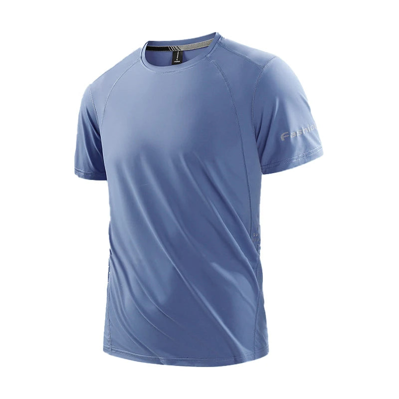 Breathable Quick-Drying Crew-Neck Short-Sleeve T-Shirt