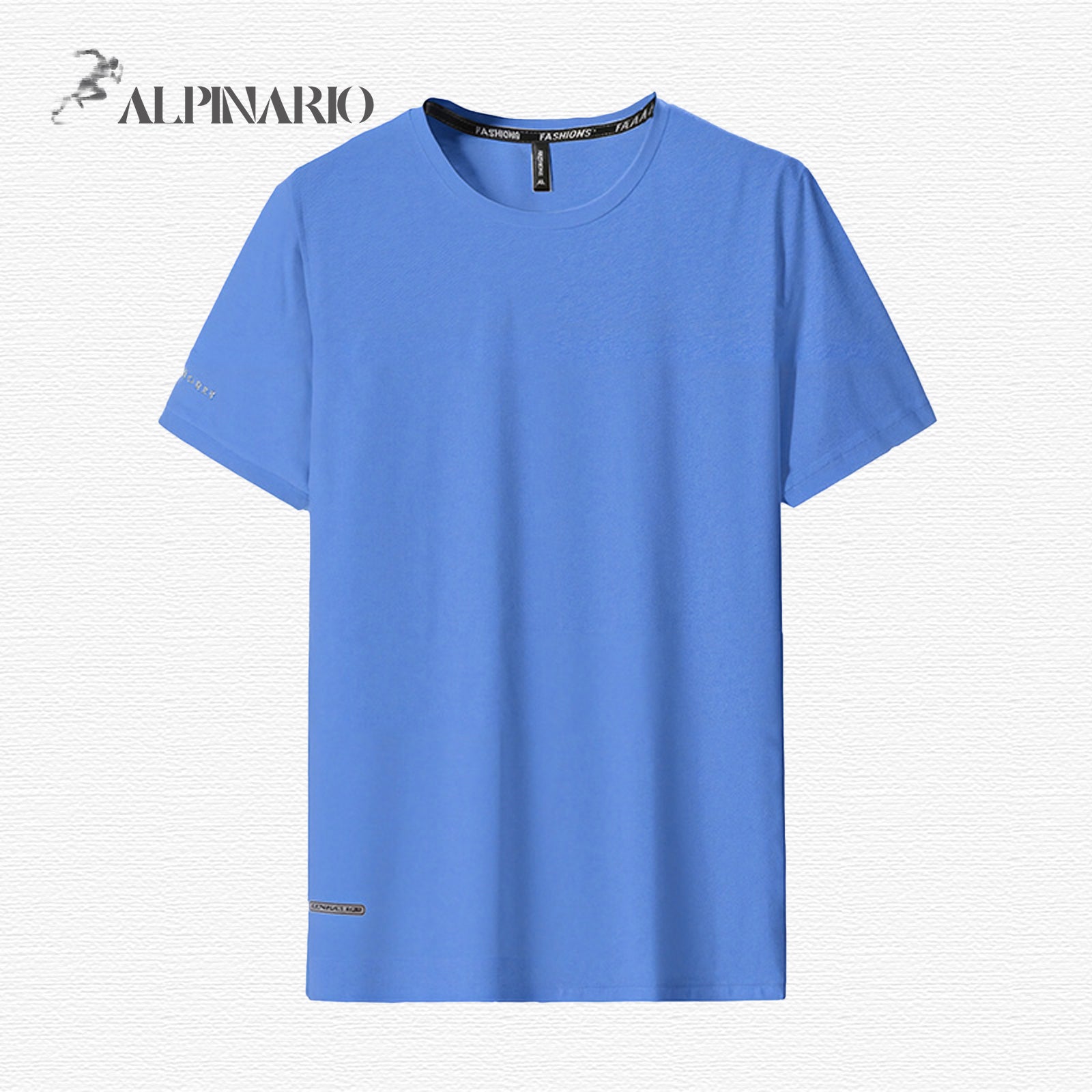 Ice Silk Quick-Dry Printed Plus-Size Short-Sleeved Shirt
