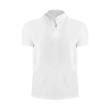 Anti-Wrinkle High-Elasticity Henry Collar Waffle Polo Shirt