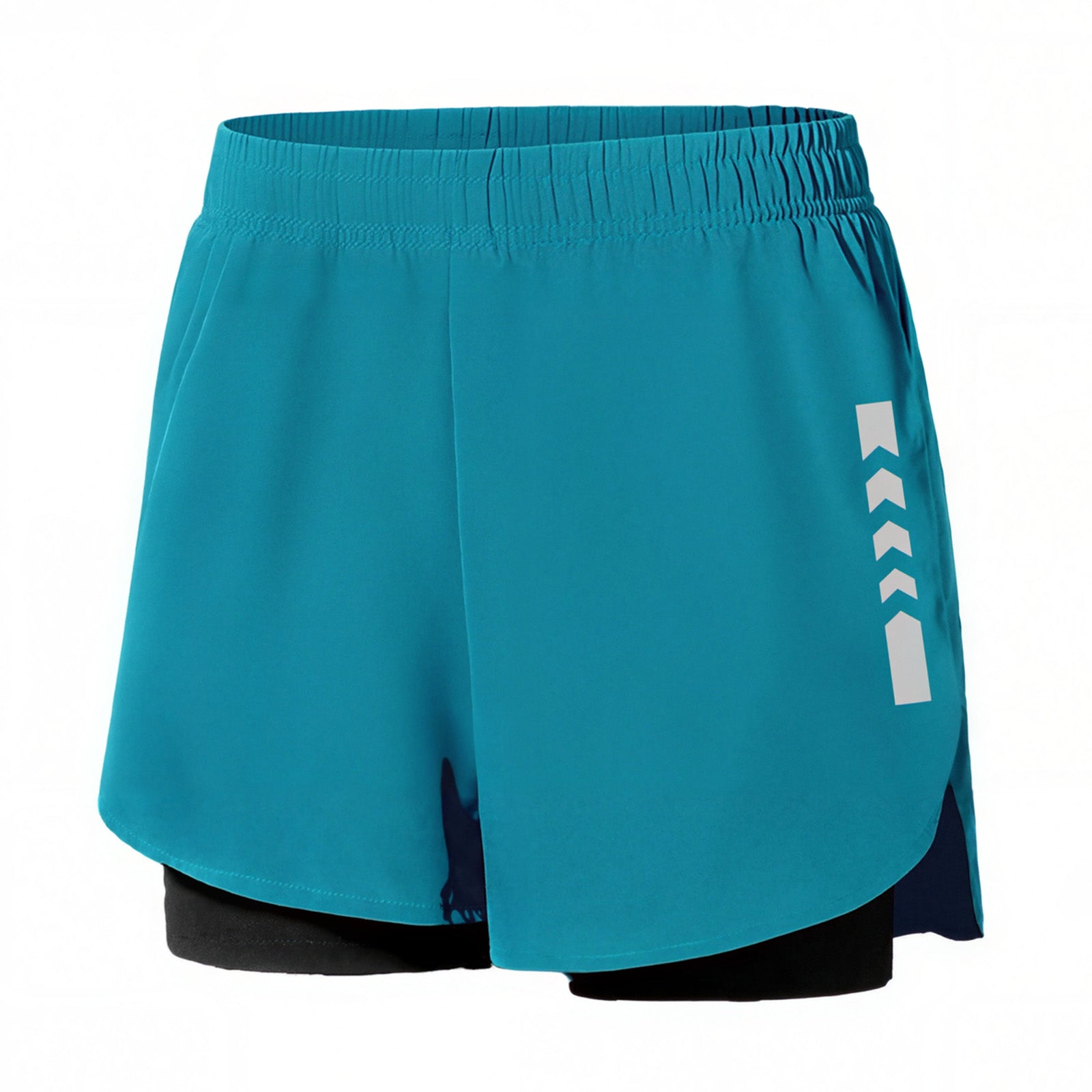 Quick-Drying High-Elastic Breathable Fake-Two Sports Shorts C