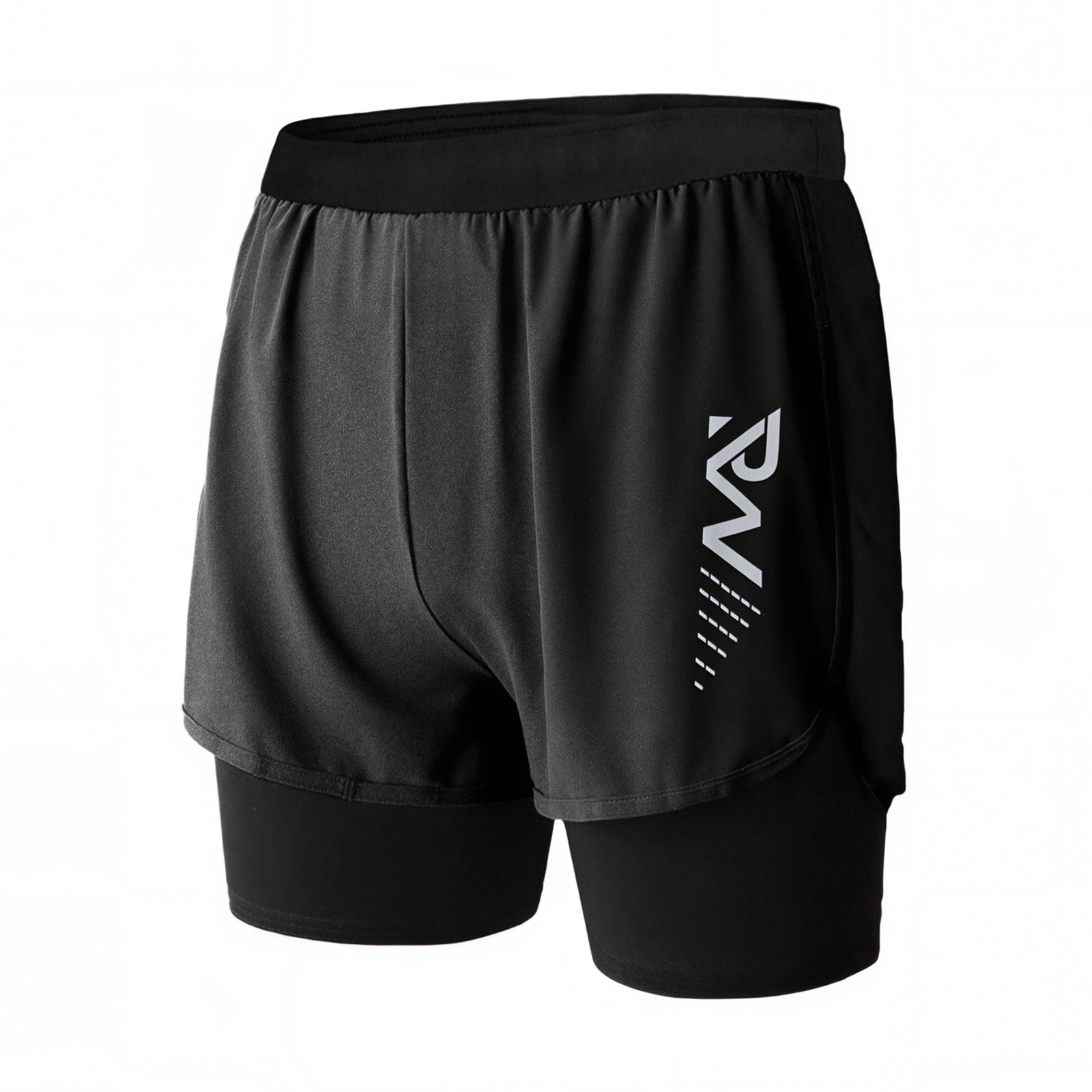Quick-Drying High-Elastic Breathable Fake-Two Sports Shorts D