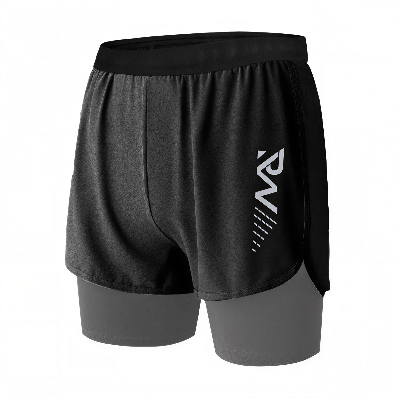 Quick-Drying High-Elastic Breathable Fake-Two Sports Shorts D