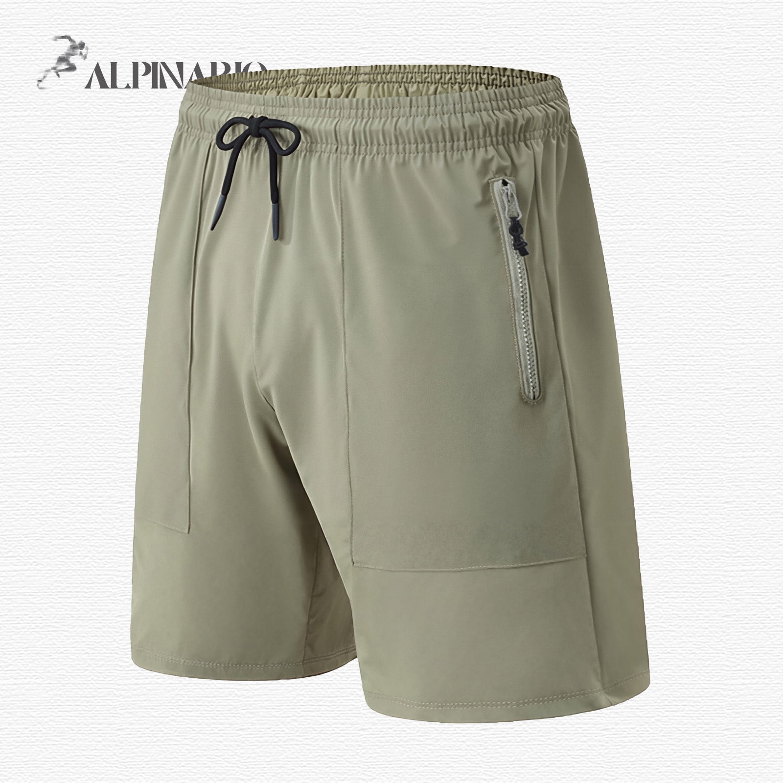 Summer Ice Silk Quick-Dry Casual Five-Inch Shorts
