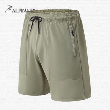 Summer Ice Silk Quick-Dry Casual Five-Inch Shorts