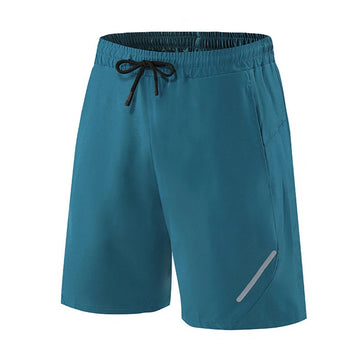 Quick-Dry Reflective Printed Five-Inch Athletic Shorts