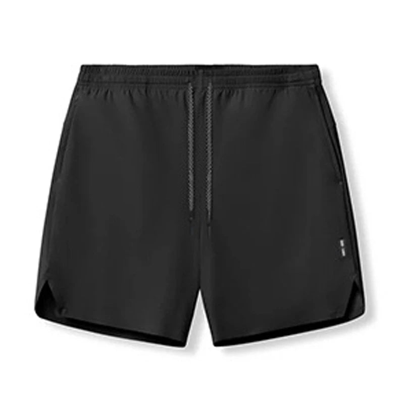 夏季無縫多口袋速乾五吋短褲
