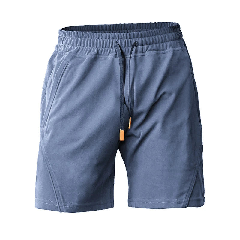 Breathable Moisture-Absorbing Spliced Quarter Shorts