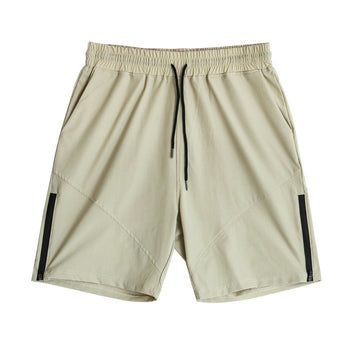 Sweat-Absorbent Breathable Zip Five-Inch Shorts