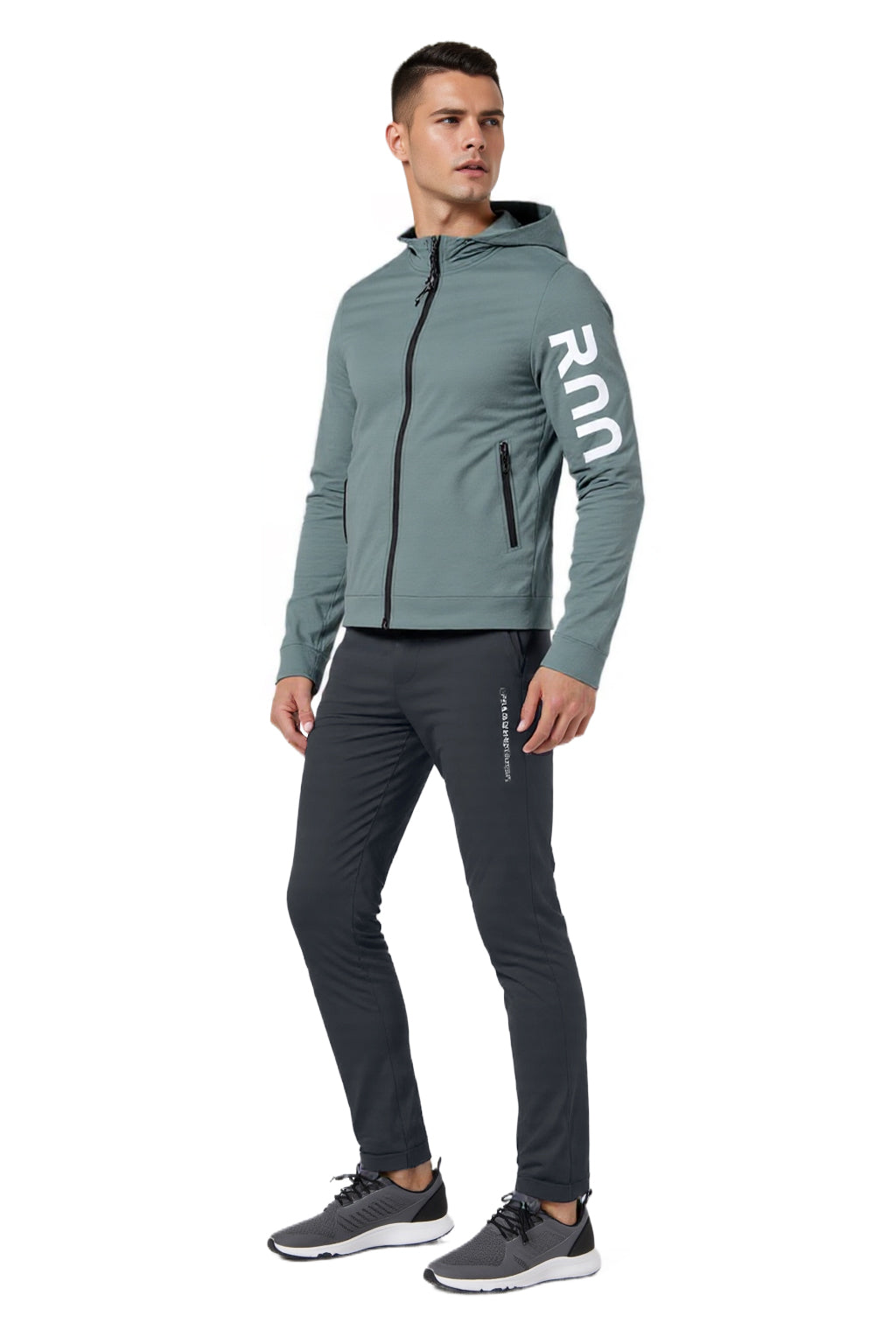 Spring And Autumn Running Quick-Dry Windproof 2-Piece Set