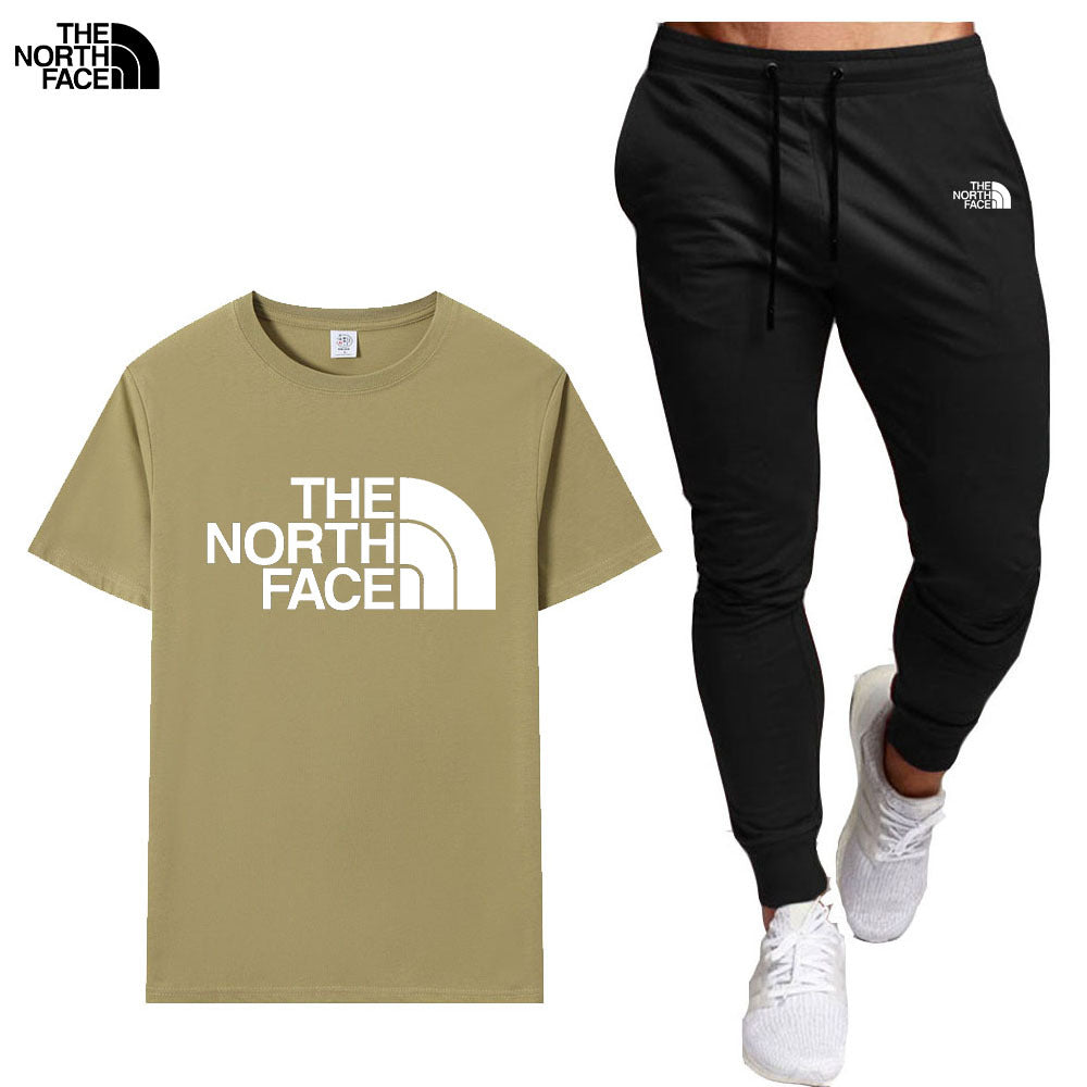Ice Silk Short Sleeve Crew Neck T-Shirt in White or Black