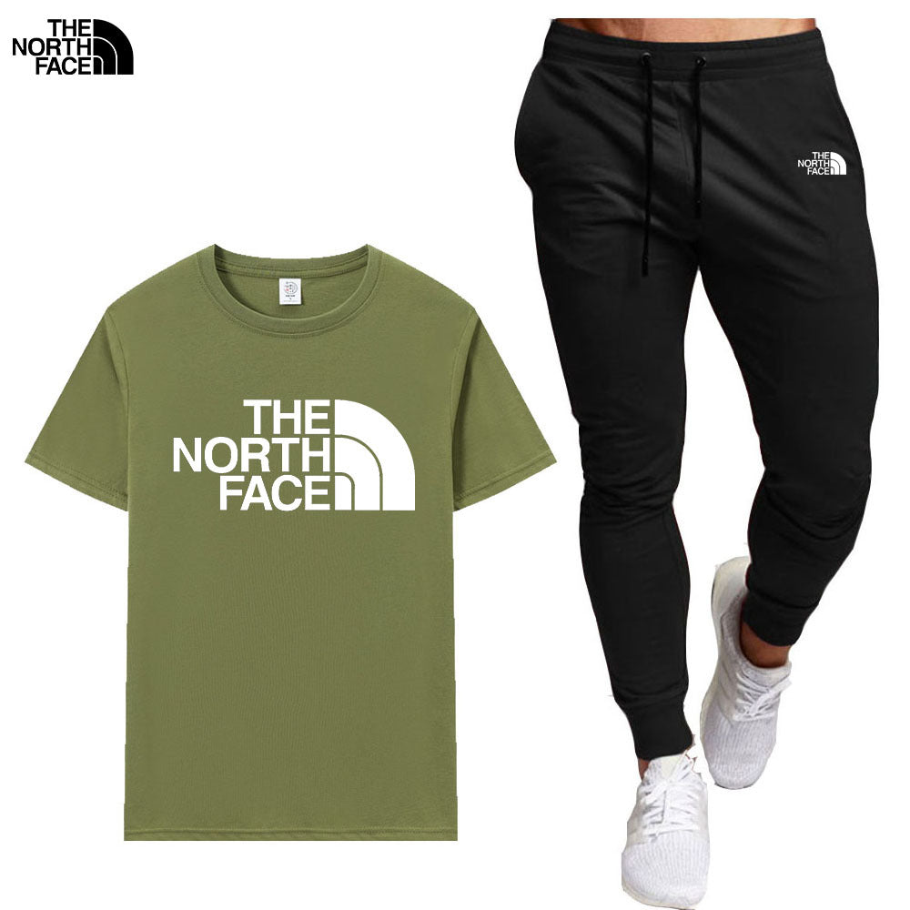 Ice Silk Short Sleeve Crew Neck T-Shirt in White or Black