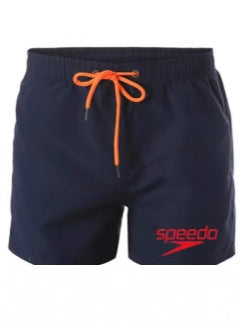 Black Cotton-Blend Relaxed-Fit Athletic Shorts with Contrast Red Trim and Gray Drawstring