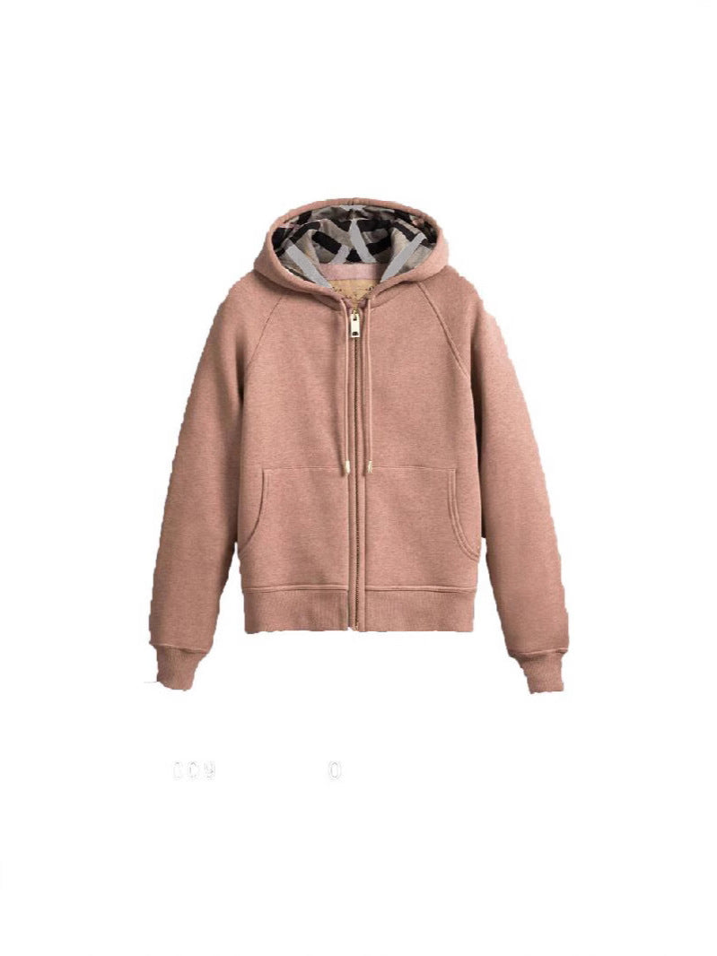 Zhanba Home Same High-Quality British Style Hooded Women's Sweatshirt Autumn Win