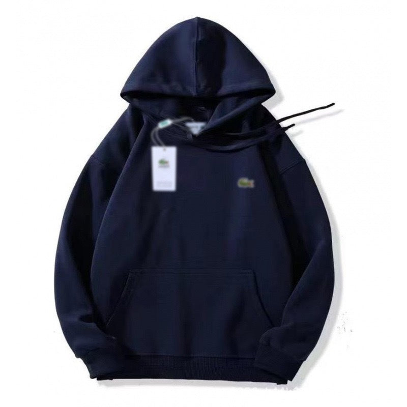 Black cotton-blend relaxed-fit crewneck sweatshirt