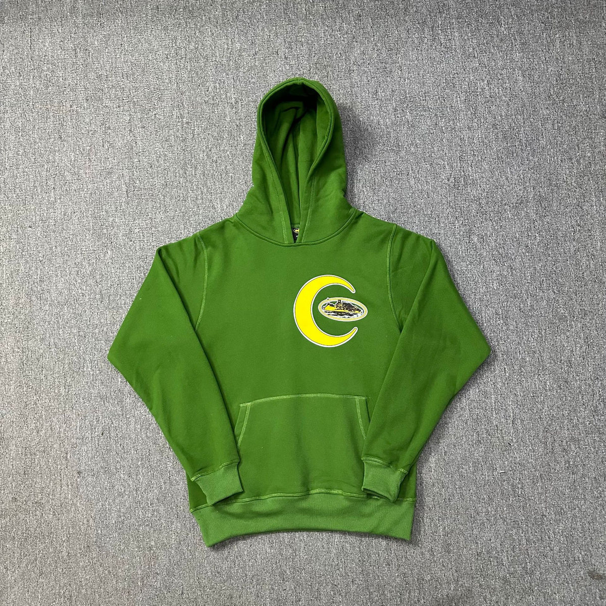 Oval Boat Graphic Cotton-Blend Relaxed Fit Hoodie