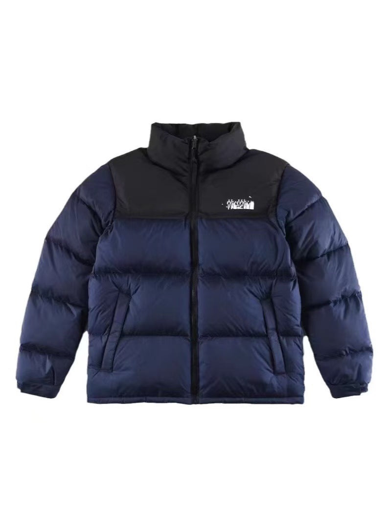 Quilted Down-Filled Puffer Jacket in Solid Colors