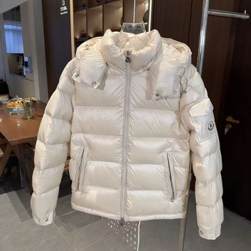 NFC-Enabled Down Cotton Hooded Puffer Jacket
