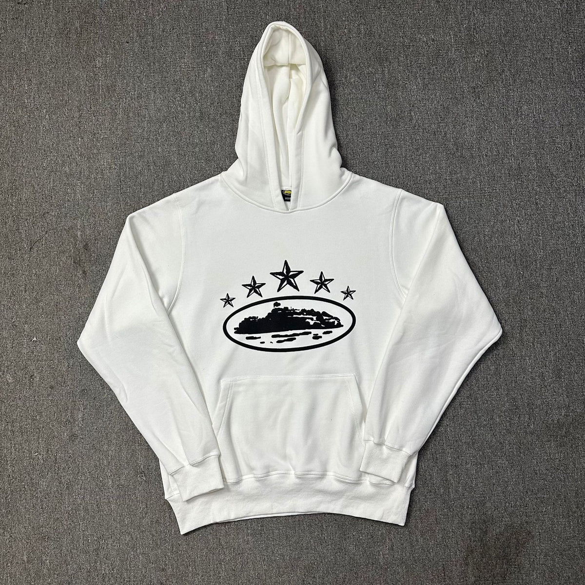 Oval Boat Graphic Cotton-Blend Relaxed Fit Hoodie