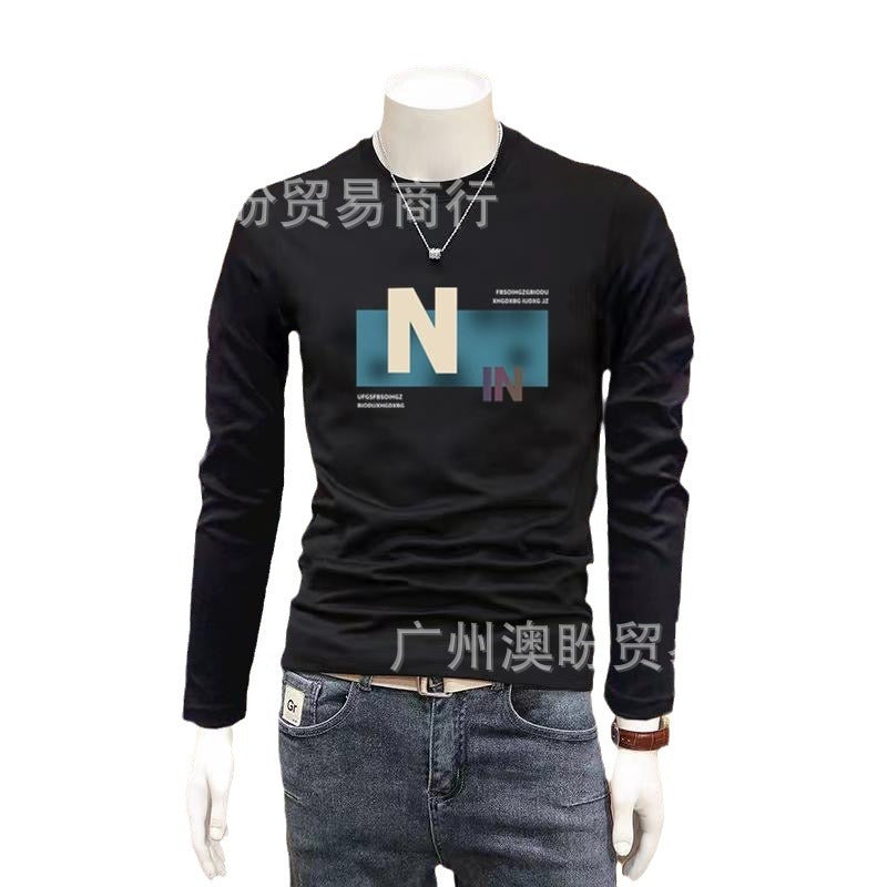 Crew Neck Sweatshirt with Equestrian Knight Print