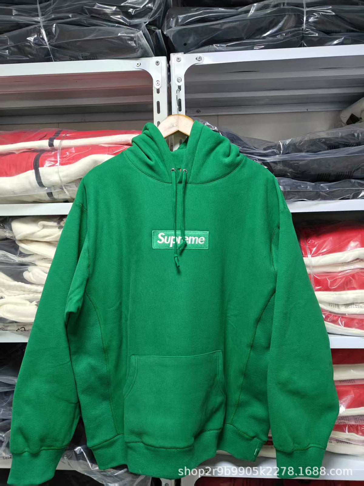 Brushed Fleece Relaxed-Fit Hoodie with Embroidered Chest Motif