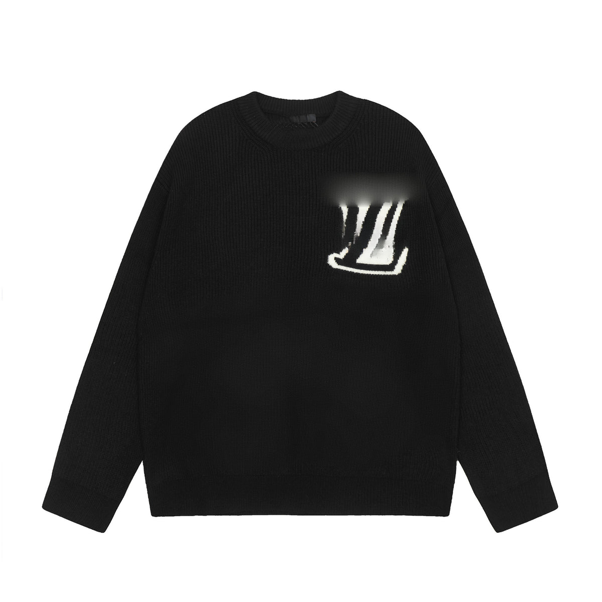 Ribbed Cotton-Blend Crewneck Sweater in Black, Gray, Beige, Red, Olive, Navy, and Blue