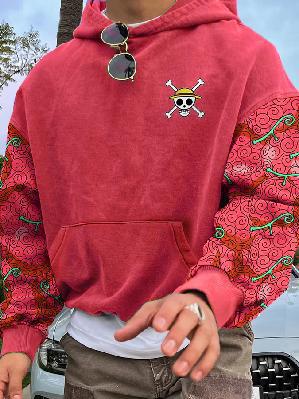 Oversized Cotton Blend White Hoodie with Kangaroo Pocket and Adjustable Drawstring