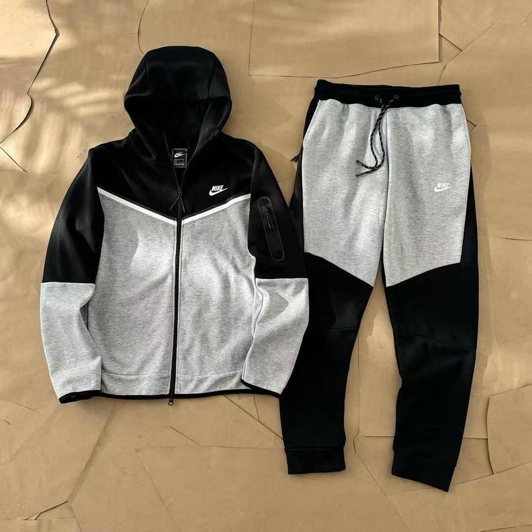 Black Fleece Oversized Hoodie with Kangaroo Pocket and Adjustable Drawcord