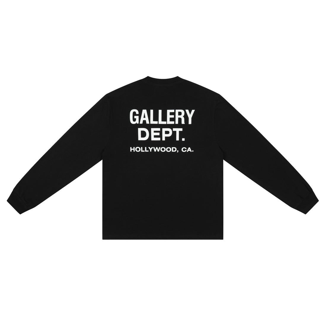 Black Charcoal Gray or White Cotton Loose-Fit Long Sleeve Graphic T-Shirt
