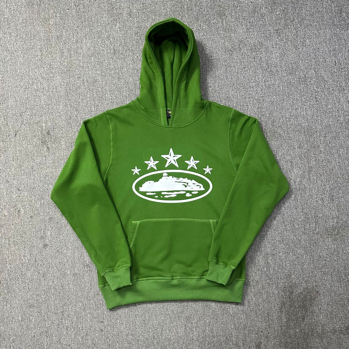 Oval Boat Graphic Cotton-Blend Relaxed Fit Hoodie