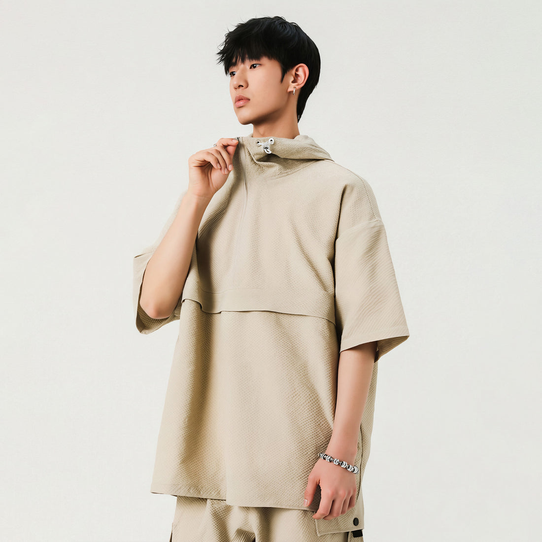Hooded Anti-Mosquito Polo 2-Piece Set
