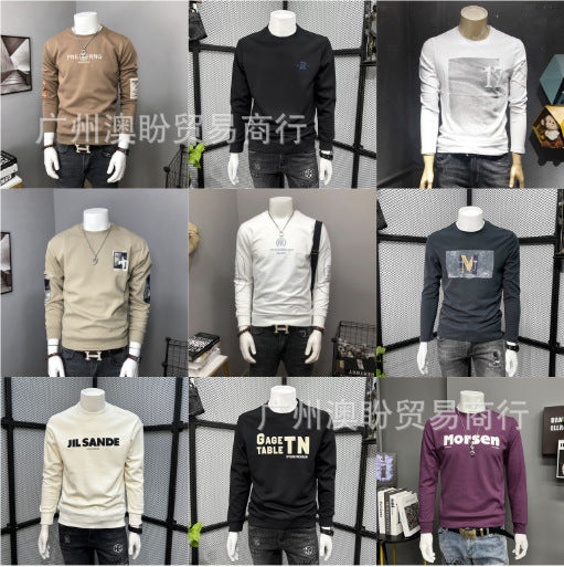 Crew Neck Sweatshirt with Equestrian Knight Print