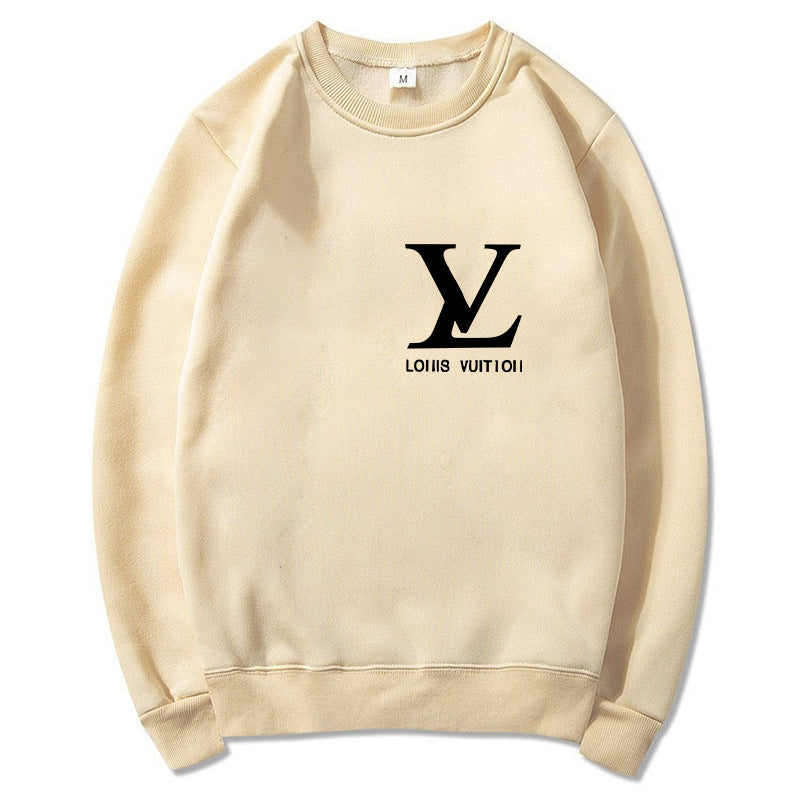 Black cotton-blend relaxed-fit crew neck sweatshirt